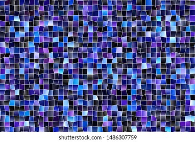 Dark Pink, Blue vector background with rectangles. Decorative design in abstract style with rectangles. Modern template for your landing page.