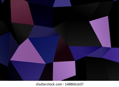Dark Pink, Blue vector background with rectangles. Modern abstract illustration with colorful rectangles. The template can be used as a background.