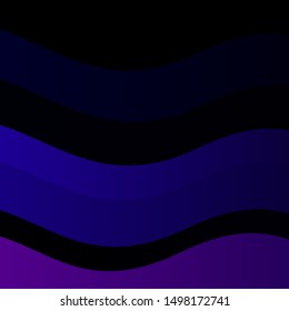 Dark Pink, Blue vector background with curves. Brand new colorful illustration with bent lines. Template for your UI design.