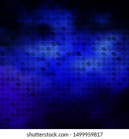 Dark Pink, Blue vector background with rectangles. Colorful illustration with gradient rectangles and squares. Pattern for busines booklets, leaflets