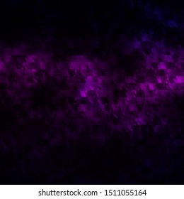 Dark Pink, Blue vector background with lines, triangles. Colorful illustration with triangles in simple style. Template for wallpapers.
