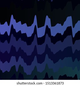 Dark Pink, Blue vector background with bent lines. Bright sample with colorful bent lines, shapes. Template for cellphones.