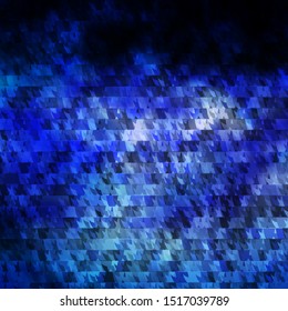 Dark Pink, Blue vector background with lines, triangles. Illustration with colorful gradient triangles. Pattern for booklets, leaflets
