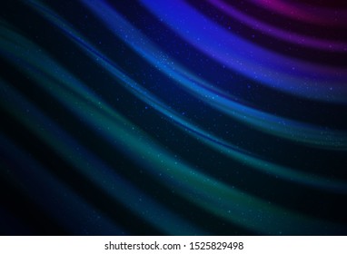 Dark Pink, Blue vector background with galaxy stars. Shining colored illustration with bright astronomical stars. Pattern for astronomy websites.