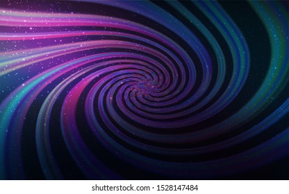 Dark Pink, Blue vector background with astronomical stars. Shining illustration with sky stars on abstract template. Pattern for astrology websites.