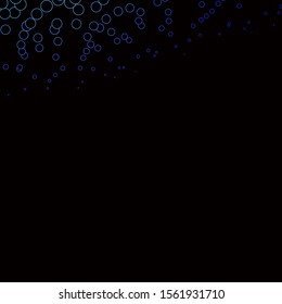 Dark Pink, Blue vector background with bubbles. Modern abstract illustration with colorful circle shapes. Pattern for wallpapers, curtains.