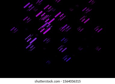Dark Pink, Blue vector background with straight lines. Glitter abstract illustration with colored sticks. Pattern for ads, posters, banners.