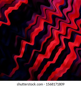Dark Pink, Blue vector background with bows. Bright illustration with gradient circular arcs. Pattern for booklets, leaflets.