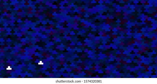 Dark Pink, Blue vector background with rectangles. Illustration with a set of gradient rectangles. Design for your business promotion.