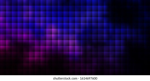 Dark Pink, Blue vector background with rectangles. Colorful illustration with gradient rectangles and squares. Pattern for busines booklets, leaflets