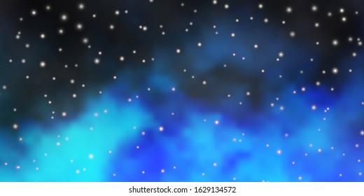 Dark Pink, Blue vector background with colorful stars. Colorful illustration with abstract gradient stars. Pattern for websites, landing pages.