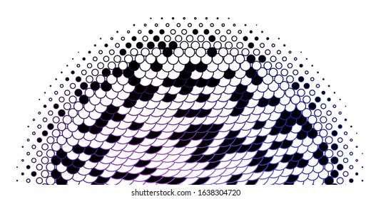 Dark Pink, Blue vector background with circles. Abstract decorative design in gradient style with bubbles. Design for posters, banners.
