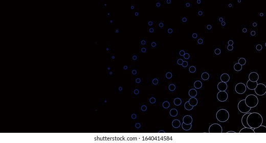 Dark Pink, Blue vector background with spots. Colorful illustration with gradient dots in nature style. Pattern for business ads.