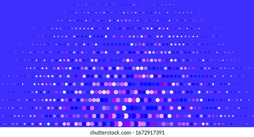 Fondo vector azul oscuro con burbujas. Ilustración abstracta moderna con formas de círculo coloridas. Diseño para afiches, pancartas.