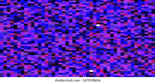 Color rosa oscuro, fondo vectorial azul con rectángulos. Ilustración de degradado abstracta con rectángulos. Patrón para anuncios, anuncios.