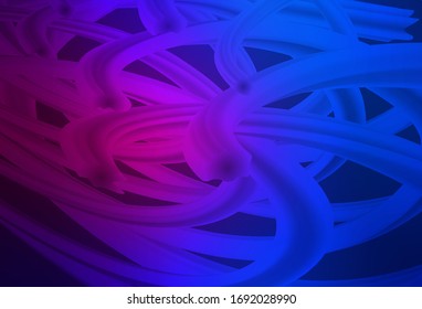 Fondo vector azul oscuro rosa con líneas raras. Una ilustración colorida completamente nueva en estilo sencillo. Nueva composición para tu libro de marcas.