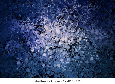Dark Pink, Blue vector background with abstract shapes. Colorful chaotic forms with gradient in modern style. Background for a cell phone.