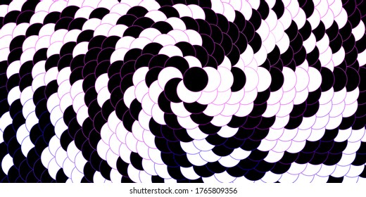 Dark Pink, Blue vector background with bubbles. Illustration with set of shining colorful abstract spheres. Design for your commercials.