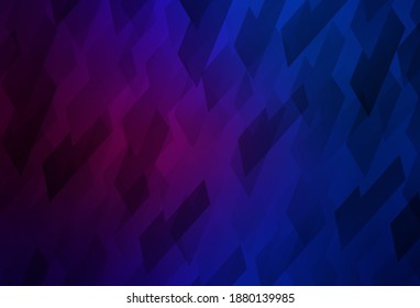 Pink oscuro, fondo vector azul con rectángulos. Ilustración abstracta moderna con rectángulos coloridos. La plantilla se puede utilizar como fondo.