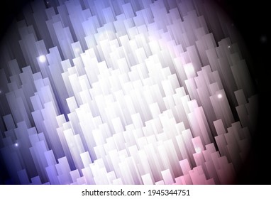 Dark Pink, Blue vector background with straight lines. Colorful shining illustration with lines on abstract template. Smart design for your business advert.