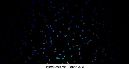 Dark Pink, Blue vector background with small and big stars. Colorful illustration in abstract style with gradient stars. Pattern for new year ad, booklets.