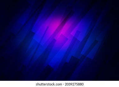 Dark Pink, Blue vector background in polygonal style. Illustration with set of colorful rectangles. Modern template for your landing page.