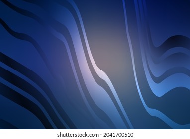 Dark Pink, Blue vector background with curved lines. A shining illustration, which consists of curved lines. Elegant pattern for a brand book.