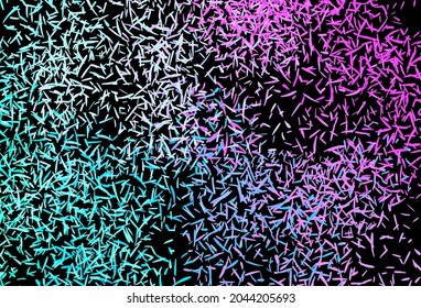 Dark Pink, Blue vector background with stright stripes. Shining colored illustration with sharp stripes. Pattern for your busines websites.