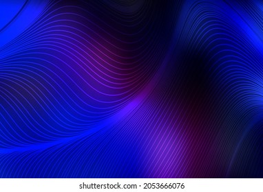 Dark Pink, Blue vector background with straight lines. Blurred decorative design in simple style with lines. Smart design for your business advert.