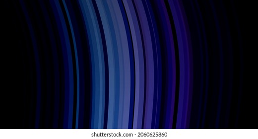 Dark Pink, Blue vector background with wry lines. Colorful illustration, which consists of curves. Pattern for booklets, leaflets.