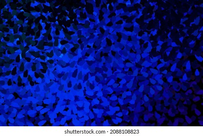 Dark Pink, Blue vector background with abstract shapes. Illustration with colorful gradient shapes in abstract style. Modern design for your business card.