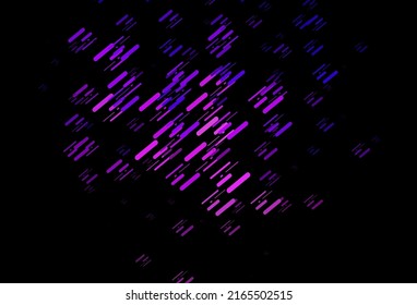 Pink oscuro, fondo vectorial azul con líneas rectas. Ilustración de colores brillantes con líneas estrechas. Patrón para sitios web, páginas de inicio.