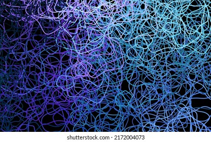 Dark Pink, Blue vector background with abstract shapes. Colorful chaotic forms with gradient in modern style. Background for a cell phone.