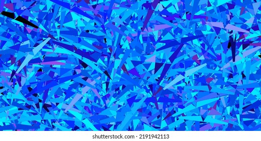 Dark pink, blue vector background with polygonal forms. Magnificent abstract illustration with triangular shapes , forms. Pattern for promotions.