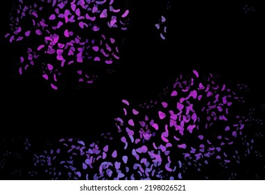 Dark Pink, Blue vector background with abstract forms. Simple colorful illustration with abstract gradient shapes. Best smart design for your business.