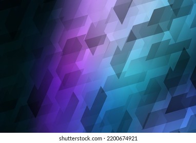 Dark Pink, Blue vector background with rectangles. Illustration with set of colorful rectangles. Pattern for busines ad, booklets, leaflets