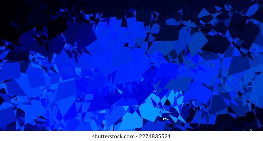 Dark pink, blue vector background with random forms. Simple design in abstract style with gradient forms. Modern design for your ads.