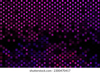 Dark Pink, Blue vector background with rectangles. Glitter abstract illustration with rectangular shapes. Smart design for your business advert.