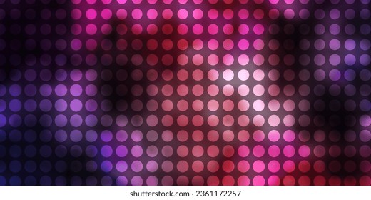 Dark Pink, Blue vector background with circles. Colorful illustration with gradient dots in nature style. Pattern for websites, landing pages.