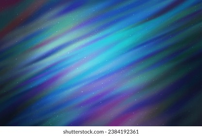Dunkelrosa, blauer Vektorhintergrund mit Galaxienstern. Moderne abstrakte Illustration mit Big Dipper Stars. Muster für futuristische Werbung, Broschüren.