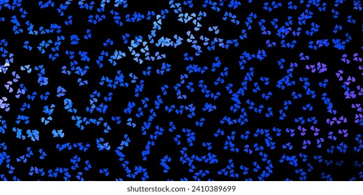 Dark pink, blue vector background with random forms. Colorful illustration with simple gradient shapes. Elegant design for wallpaper set.