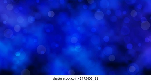 Dark Pink, Blue vector background with circles. Abstract colorful disks on simple gradient background. Design for posters, banners.