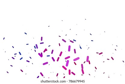 Dark Pink, Blue vector background with straight lines. Decorative shining illustration with lines on abstract template. Smart design for your business advert.