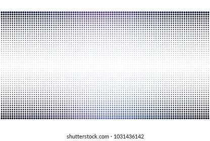 Dark Pink, Blue vector banner set of circles, spheres. Donuts Background. Creative Design Templates. Technology halftone illustration.