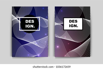Dark Pink, Blue vector banner for websites. Glitter abstract design concept with text box. Pattern for ads, leaflets, labels of your business.