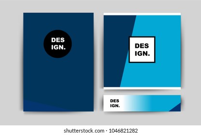 Dark Pink, Blue vector banner for websites. Modern abstract design concept with colorful gradient. The pattern can be used for any ad, booklets.