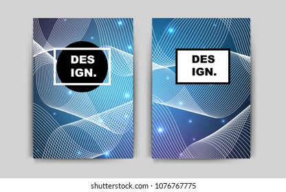 Dark Pink, Blue vector banner for websites. Modern abstract design concept with colorful gradient. The pattern can be used for any ad, booklets.