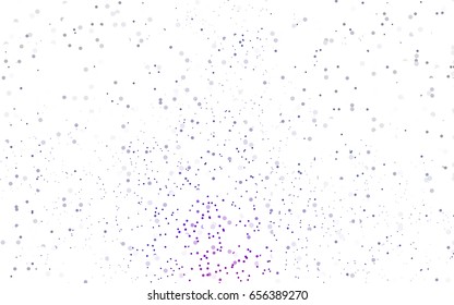 Dark Pink, Blue vector banner with circles, spheres. Abstract spots. Background of Art bubbles in halftone style with colored gradient.