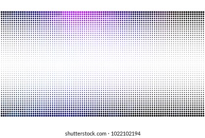 Dark Pink, Blue vector banners set of circles, spheres. Abstract spots. Art Background of bubbles in halftone style with colored gradient.