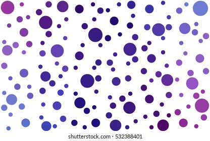 Dark Pink Blue Vector banners set of circles, spheres. Abstract Circles. Art Vector Background.